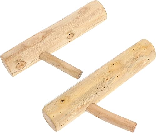 Miniatura 1 de Cabilock Gancho de rama de árbol, gancho de madera, gancho de pared, entrada de pared, chaqueta vintage, sudaderas con capucha de campo, perchas de