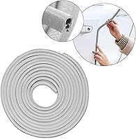 Vista 8 de Protectores de borde de puerta de automóvil, protector universal de goma, borde en forma de U, protección de borde de puerta para la mayoría de Gris