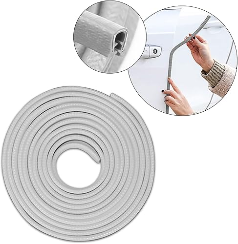 Miniatura 8 de Protectores de Borde para Puertas de Automóvil, Sello de Goma Universal en Forma de U para Protección de Puertas de Automóvil, Protectores de