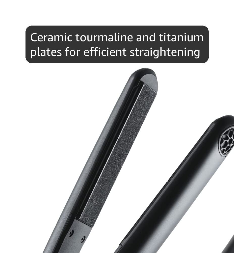 TYMO SWAY Hair Straightener with 10s Fast Heating, 1 Inch Professional Flat Iron Curling Iron in One with 32 Adjustable Temp, Automatic Shut Off, Dual Voltage