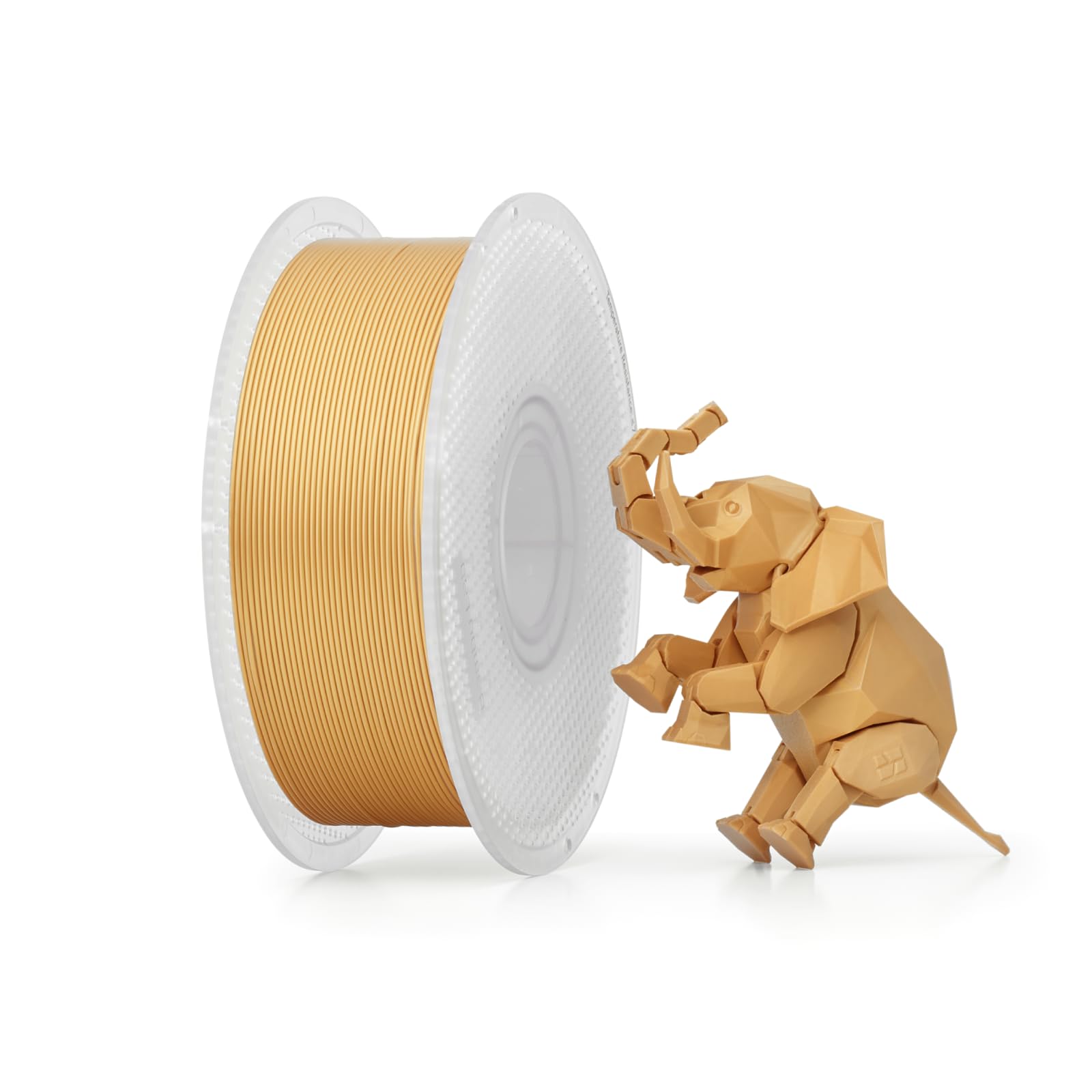 Bambu Lab PLA Basic Gold Diameter: 1.75mm +/- 0.03mm, Smooth Surface Finish, Biodegradable (with spool)