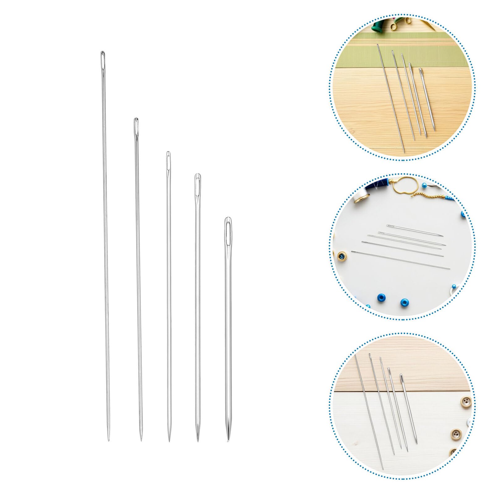 OFFSCH 25 Agujas De Coser Hechas A Mano Agujas Para Manualidades Suministros De Costura