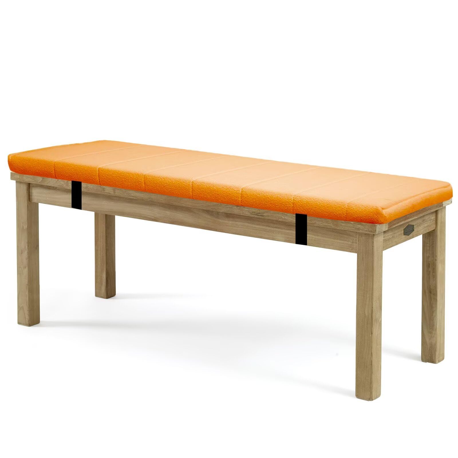 Coussin de banc d'extérieur imperméable et lavable avec design antidérapant