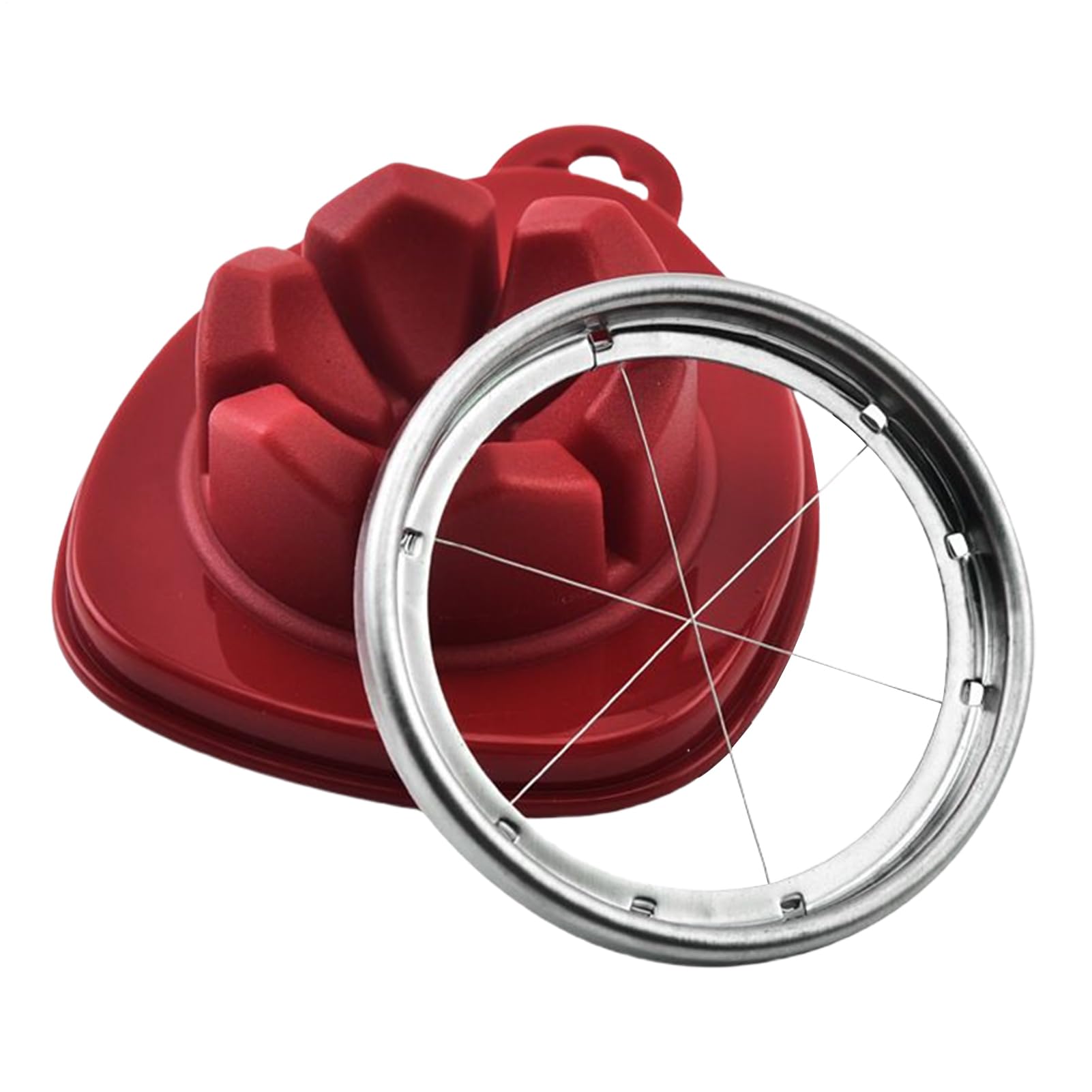 Boiled Egg Cutter, Non-slip Base Stainless Steel Chopper For Food Decoration, Stainless Egg Slicers, Cooking Kitchen Home Meal Prep Salad Prep Baking