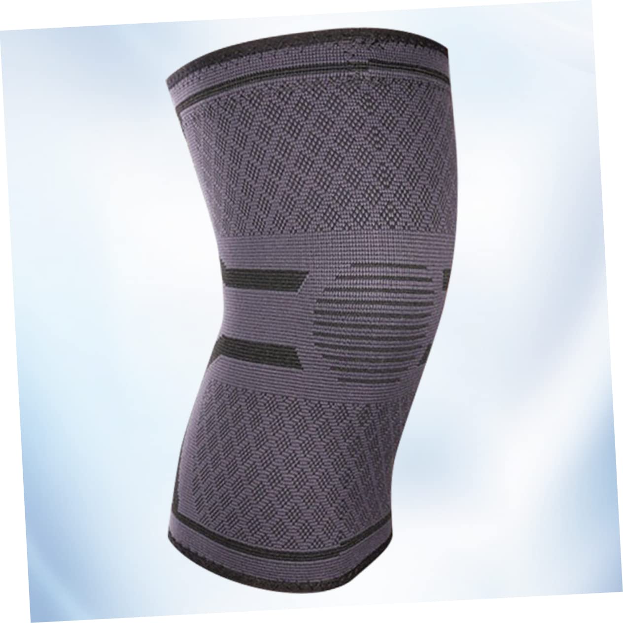 NOLITOY 1Pair Elastic Breathable Silicone Knee Pad for Sports Comfortable Support for Running Cycling Weight Lifting and More Grey Xl