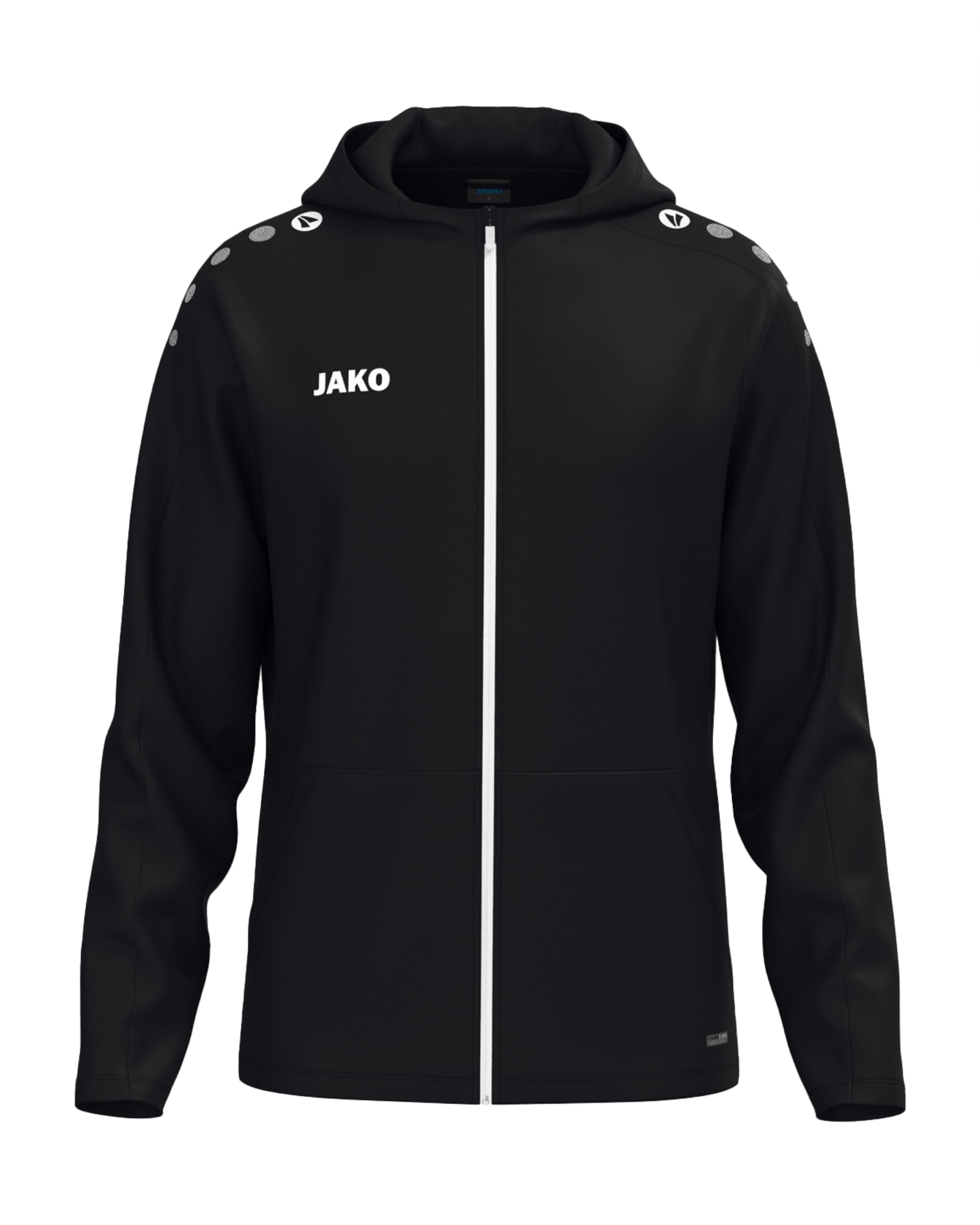 JAKO One Kapuzenjacke – Atmungsaktive Sportjacke für Herren aus 100% Polyester, mit weichem Micro-Fleece, ideal für Sport und Freizeit