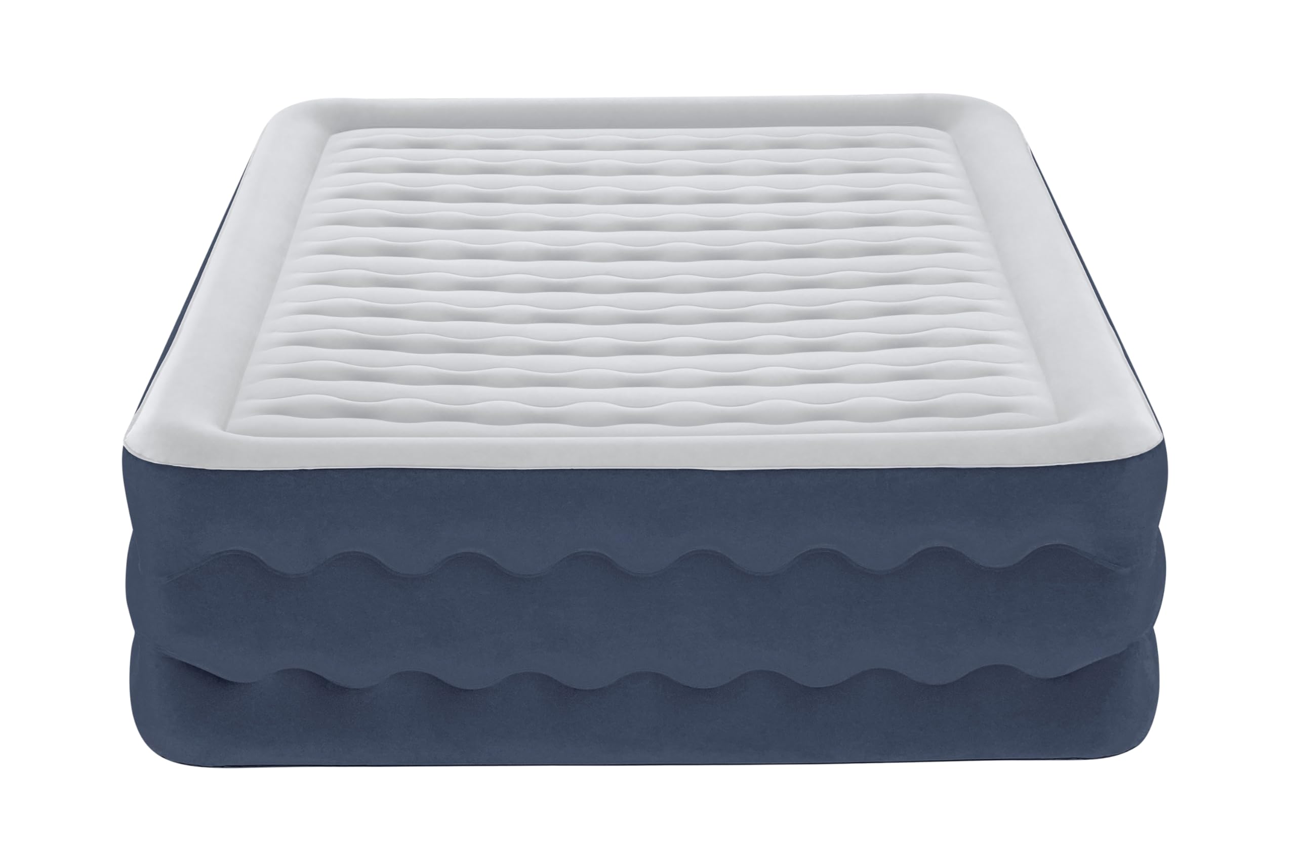 Bestway 6716P Materasso matrimoniale in TruLeisure con pompa incorporata e rivestimento antimicrobico da 203x152x51 cm