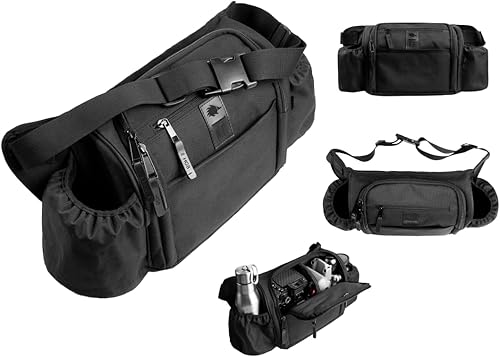 Cangurera multiusos para cámara cruzada en la cintura, para hombres y mujeres, el accesorio definitivo para fotógrafos, viajeros, excursionistas,