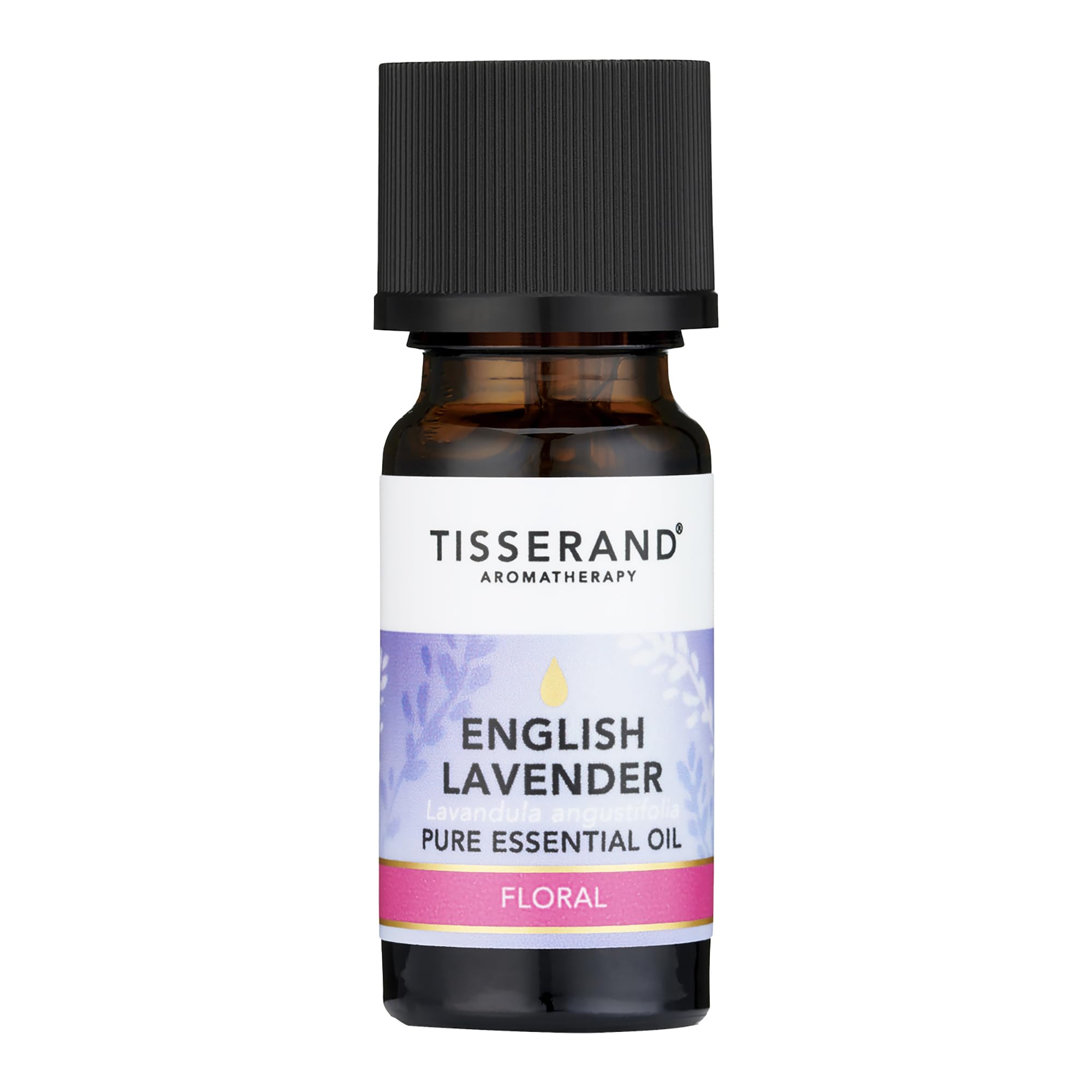 Tisserand Ethically Harvested Pure Essential Oil - Promotes Deep Relaxation and Sleep - Soothes Mild Aches and Pains - English Lavender - 0.3 oz
