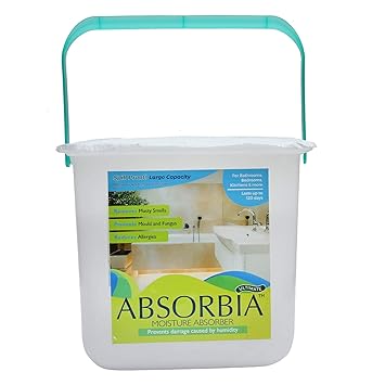 Absorbia Moisture Absorber | Absorbia Ultimate (4L) | Pack of 2 Non-Electric Dehumidier for Large Areas, Bedrooms, Living Room Dining Room| Fights Against Moisture, Mould, Fungus Musty smells - ?