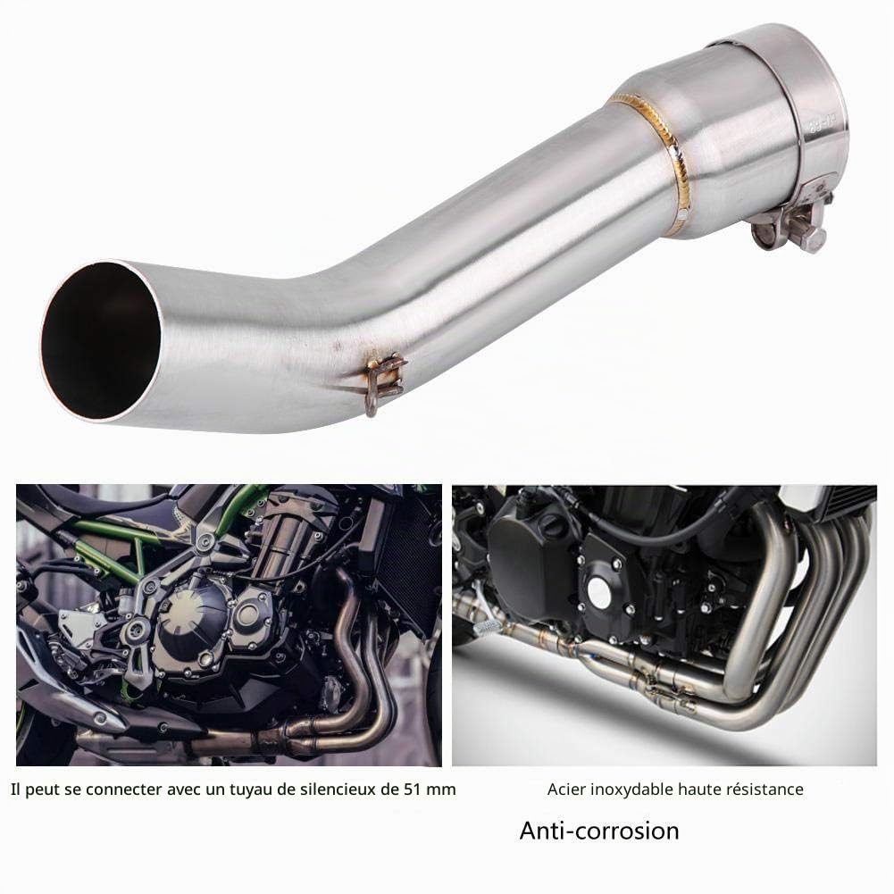 Raccord de tuyau médian KIMISS pour système d'échappement de moto