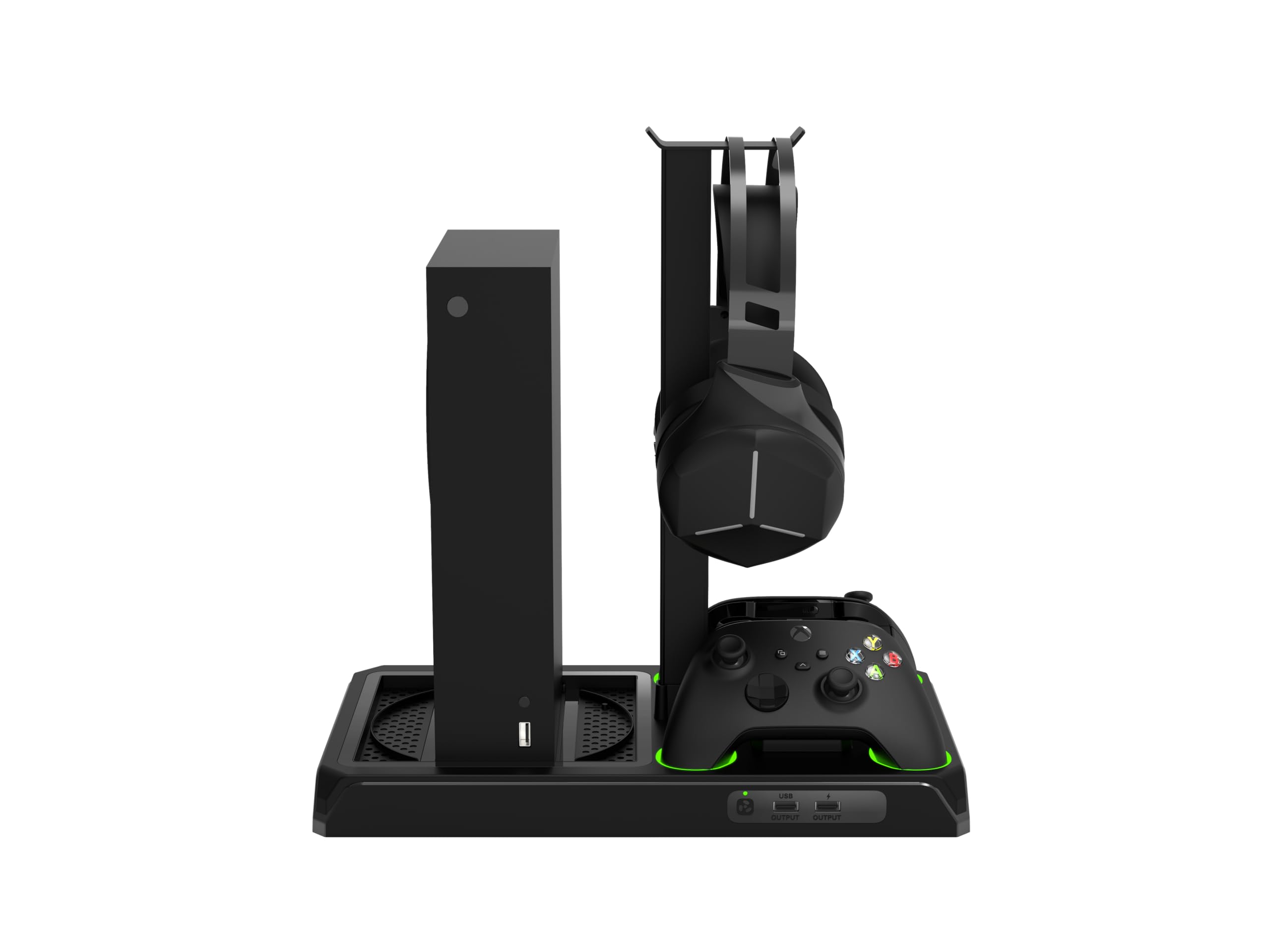 Imp Gaming DLX Twin Charging Tower with Cooling Fans & Game Storage Stand Xbox Series X