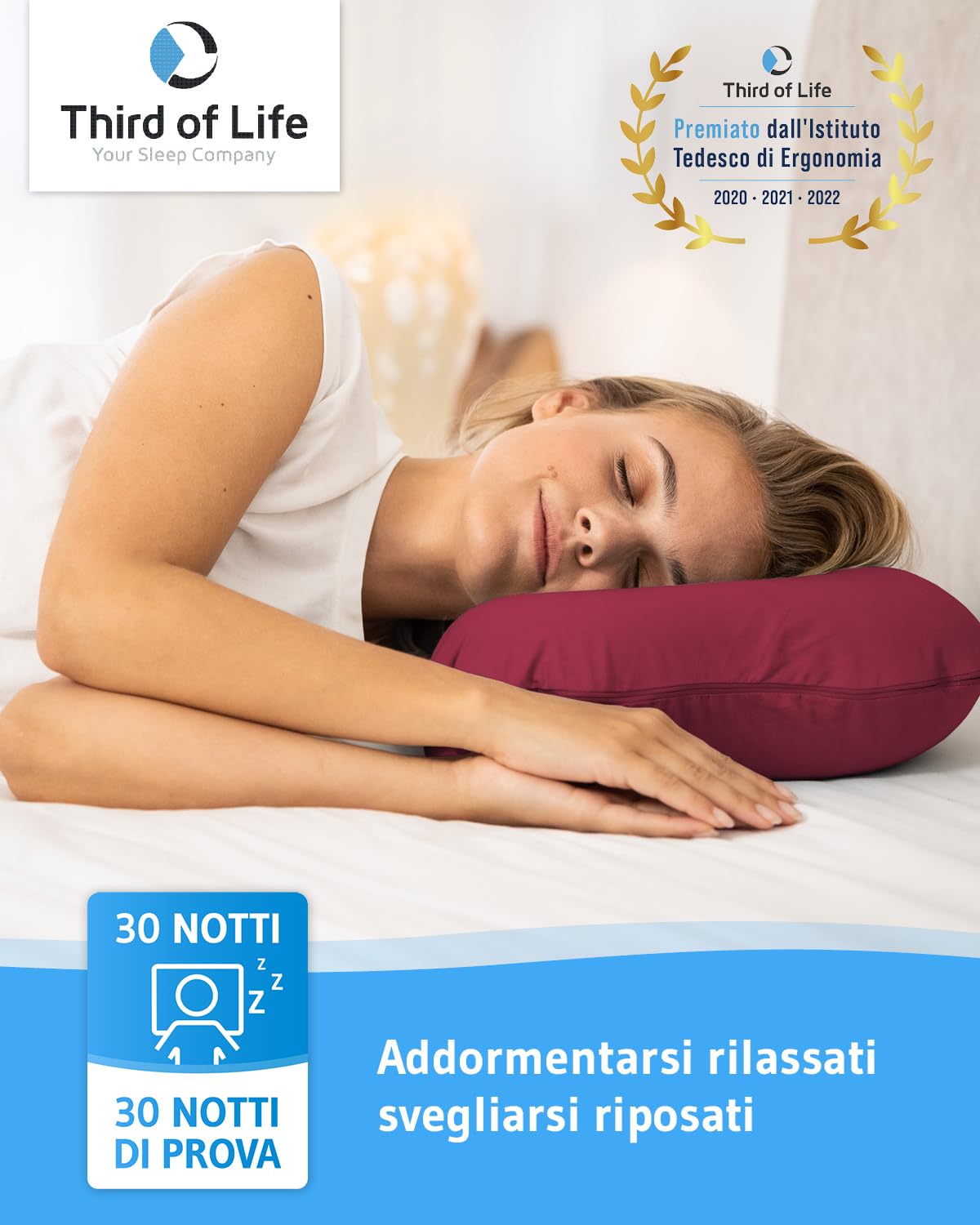 Federa per cuscini a farfalla come ACAMAR, federa con cerniera in doppio Jersey di cotone, non necessita di stiratura e può essere asciugata in asciugatrice, confezione doppia, colore bordeaux