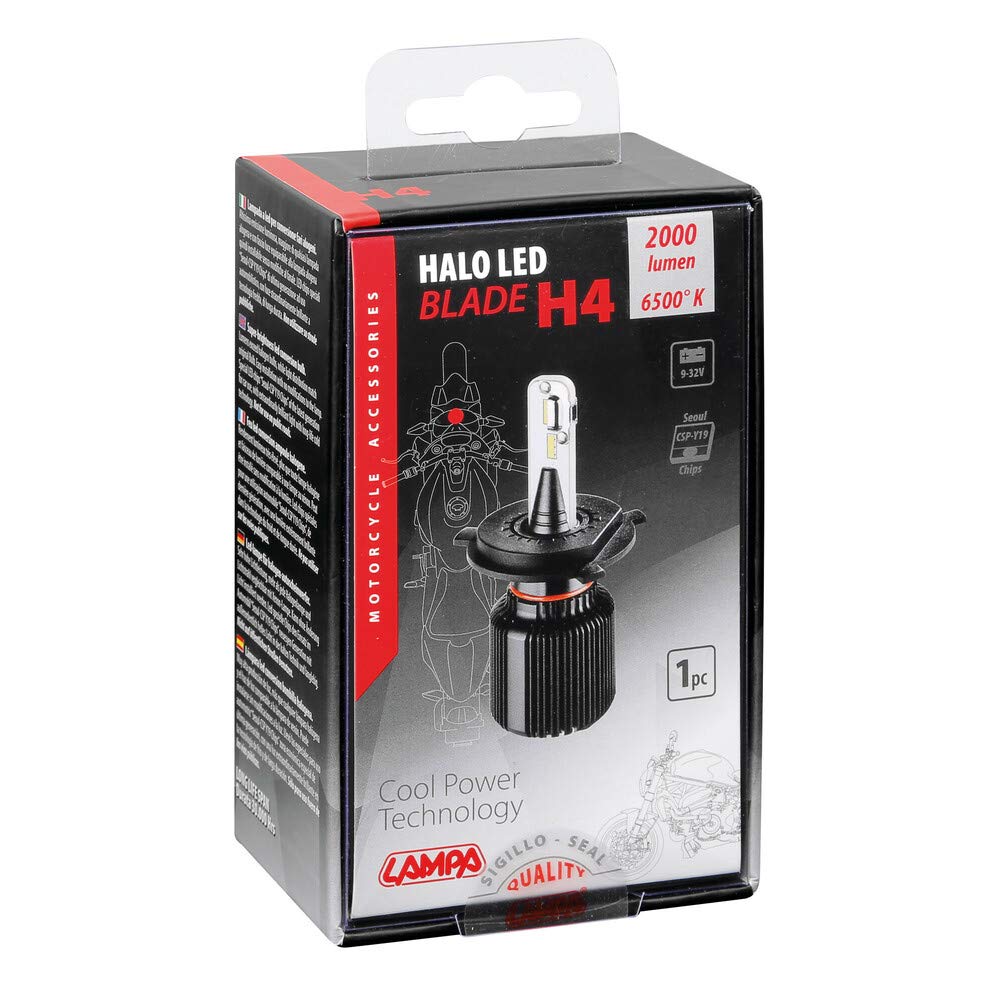PILOT 57809 9-32V Halo LED Serie 3 Blade - (H4) - 20W - P43t - 1 pz - Scatola