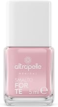 Medical Strong Nail Polish, Strengthens and Protects Nails, Vegan Formula Based on Natural Ingredients, Treatment for Hands and Feet, Ideal for Healthy and Groomed Nails, 5 ml (Pink, 5 ml)
