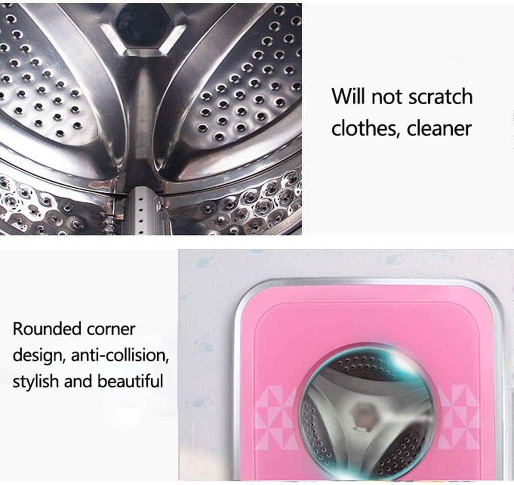 Compact Washer and Spin Dryer,Wall-Mounted Electric Washing Machine,Simple Operation,High Temperature Boiling Wash,Pink.