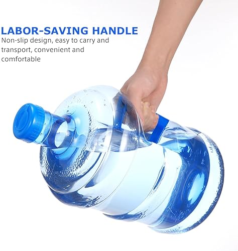 Miniatura 5 de Jarra de agua de 5 L, jarra de agua portátil para exteriores, cubo de agua mineral, cubo de almacenamiento de agua con asa, gran capacidad para
