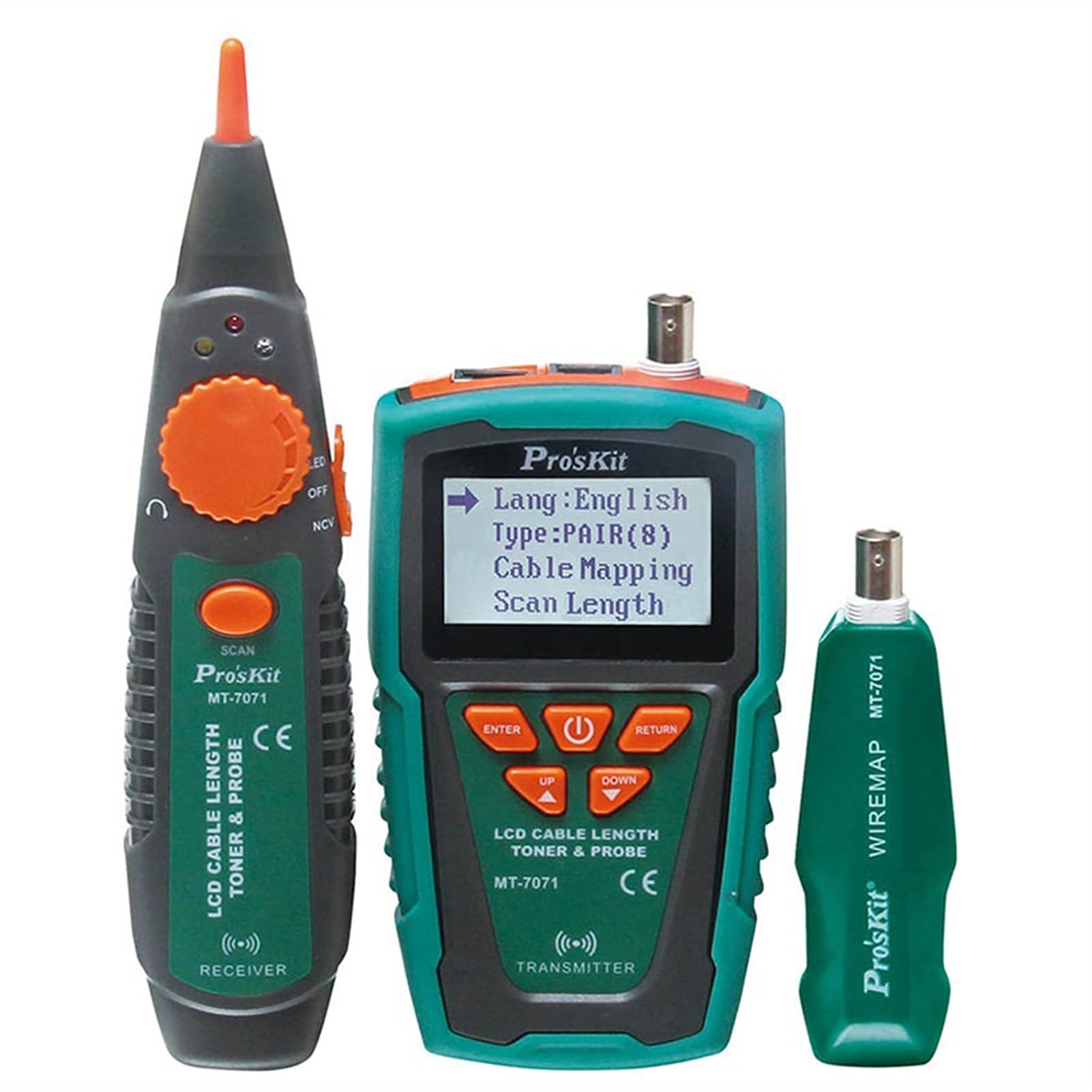 Buscador de líneas LCD Longitud de audio BreakPoint Line Finder Tester Line Finder Para Ethernet y teléfono