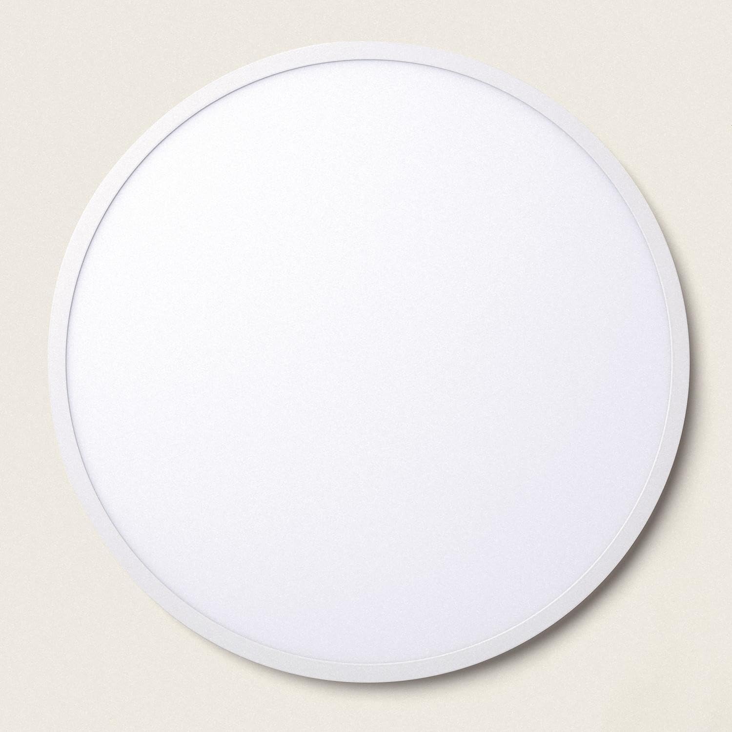 LEDKIA LIGHTING Plafón LED para Cocina, Comedor, Habitación 48W Circular Foco Downlight Empotrable Plano Temperatura de Color Seleccionable (Blanco Frío, Neutro, Cálido) Ø600 mm