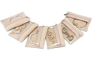 Vlando Small Jewelry Organizer Pouches for Travel