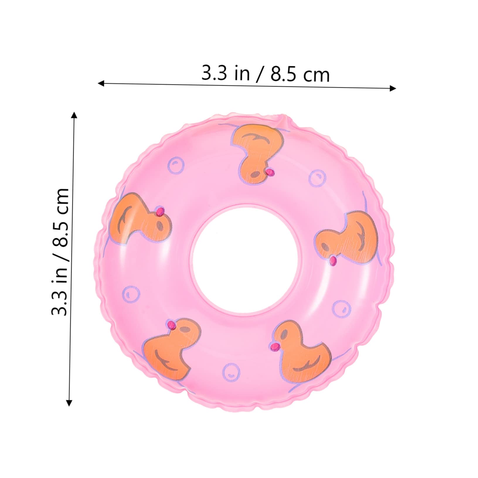 Veemoon Dorable 12pcs Mini Swimming Rings Baby Swimming Floats Pool Toys for Boys and Girls