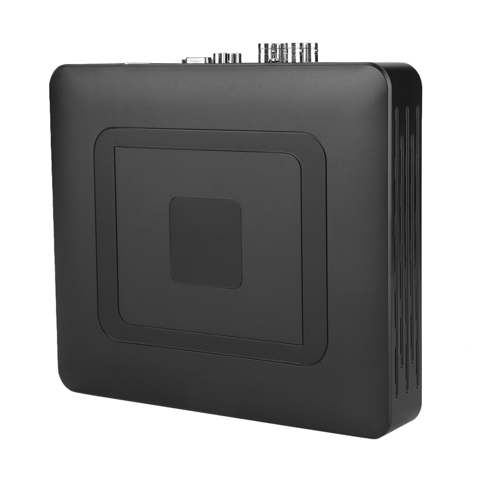 Cryfokt Rejestrator Wideo 4-kanałowy 5 w 1, 4-kanałowy Rejestrator CCTV DVR NVR w Czasie Rzeczywistym z kopią zapasową USB i detekcją Ruchu, do Wyświetlania Obrazu HD w Wielu (100-240V norma