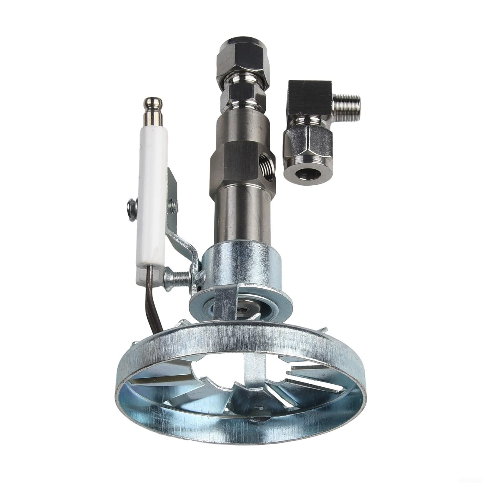 Industrielle Heizdüse für Altölbrenner, Kesselverbrennung und Schwerölzerstäubung, luftunterstützte Kraftstoffdüse mit 0,8/1,0/1,5/2,0 mm Metall (1,5 mm)