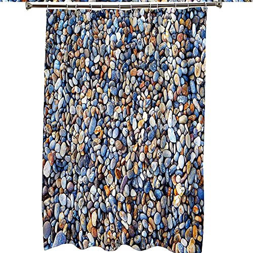 Rideau de douche polyester imperméable et sain avec œillets renforcés 150x180