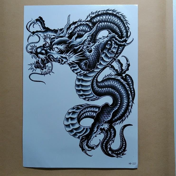 Amazon.co.jp: 背中一面 黒鯉の滝登り # 縦49㎝横34㎝ : おもちゃ