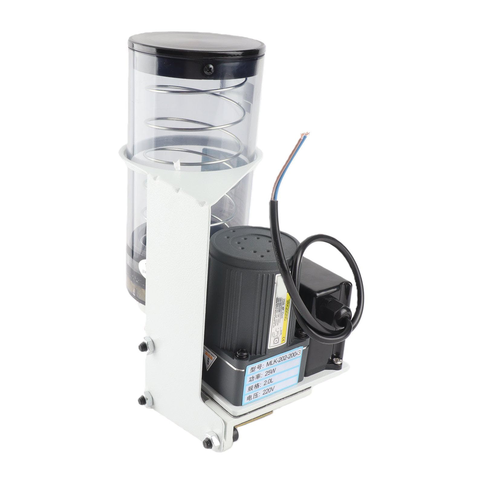 FTVOGUE Pompa Olio Elettrica Pompa Lubrificante Automatica in Ghisa AC 20W 2L 6MPa 60cc Min Olio Elettromagnetica CNC per Lubrificazione Punzonatrice Fresatrice Tornio