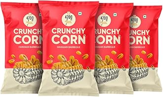 4700BC Crunchy Corn, Hawaiian Barbeque,180 Gram (Pack of 4 X 45g) (weight may vary)