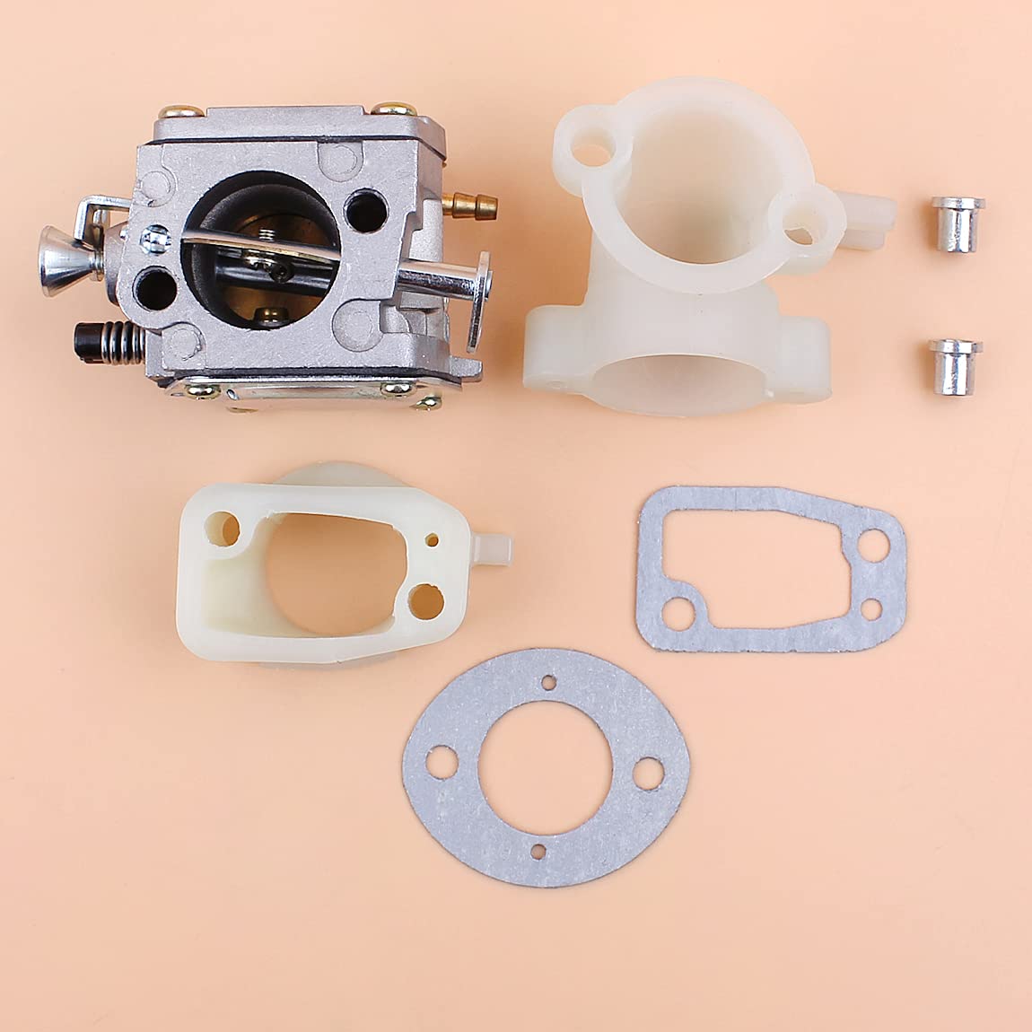 Kit de Junta espaciadora admisión carburador Compatible con Motosierra 625 630 for Tillotson HS-254B HS-260A 503280316, Accesorios jardín