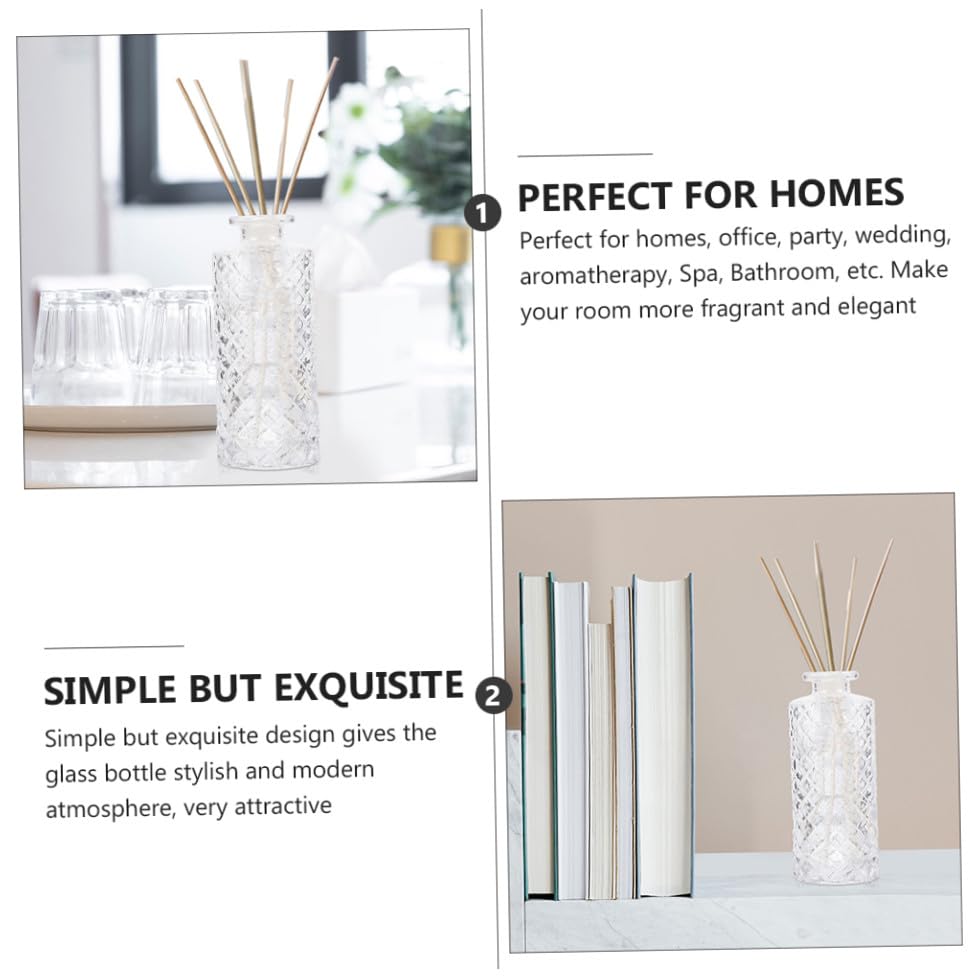Botellas de vidrio jojofuny de 150ml con frascos decorativos vacíos para ambientar el baño 4