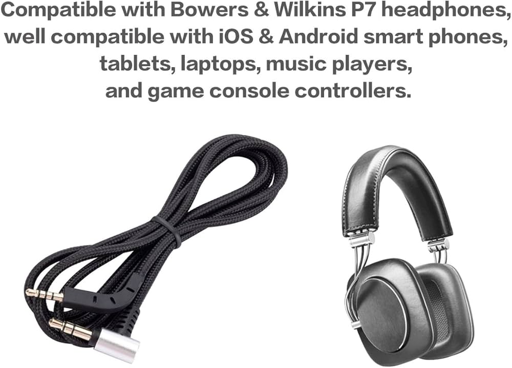 Amazon.com: UNCLE LIGHT B&W P7 Replacement Audio Cable, Compatible