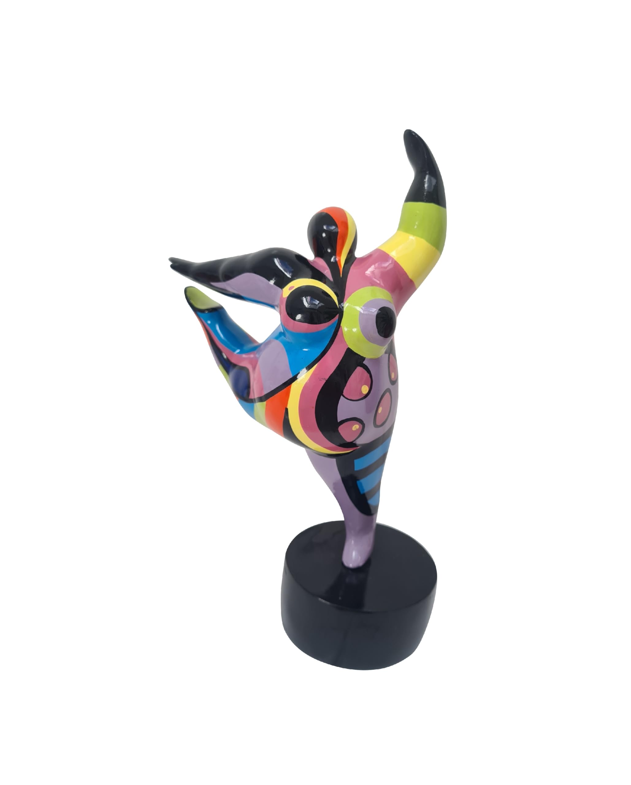 Statue Danseuse Nanas Style Niki De Saint Phalle - Hauteur 27 Cm - Décoration & Collection