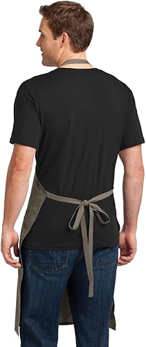 Miniatura 2 de Broad Bay Cotton Virginia Tech - Delantal de tamaño grande Virginia Tech Hokies para hombres o mujeres, Beige Bronceado