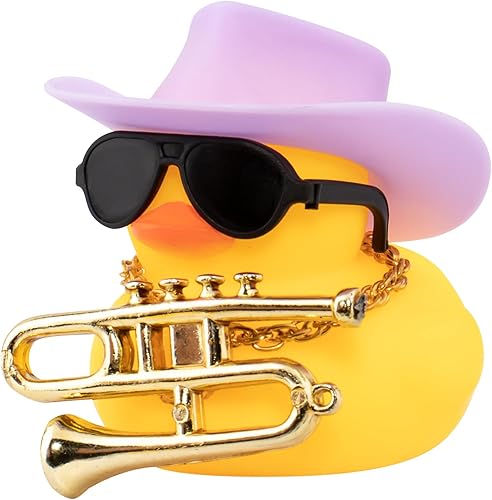 Miniatura 1 de wonuu Decoración de pato de goma para automóvil, adorno para tablero de automóvil, decoración de tablero de automóvil, accesorios de decoración de