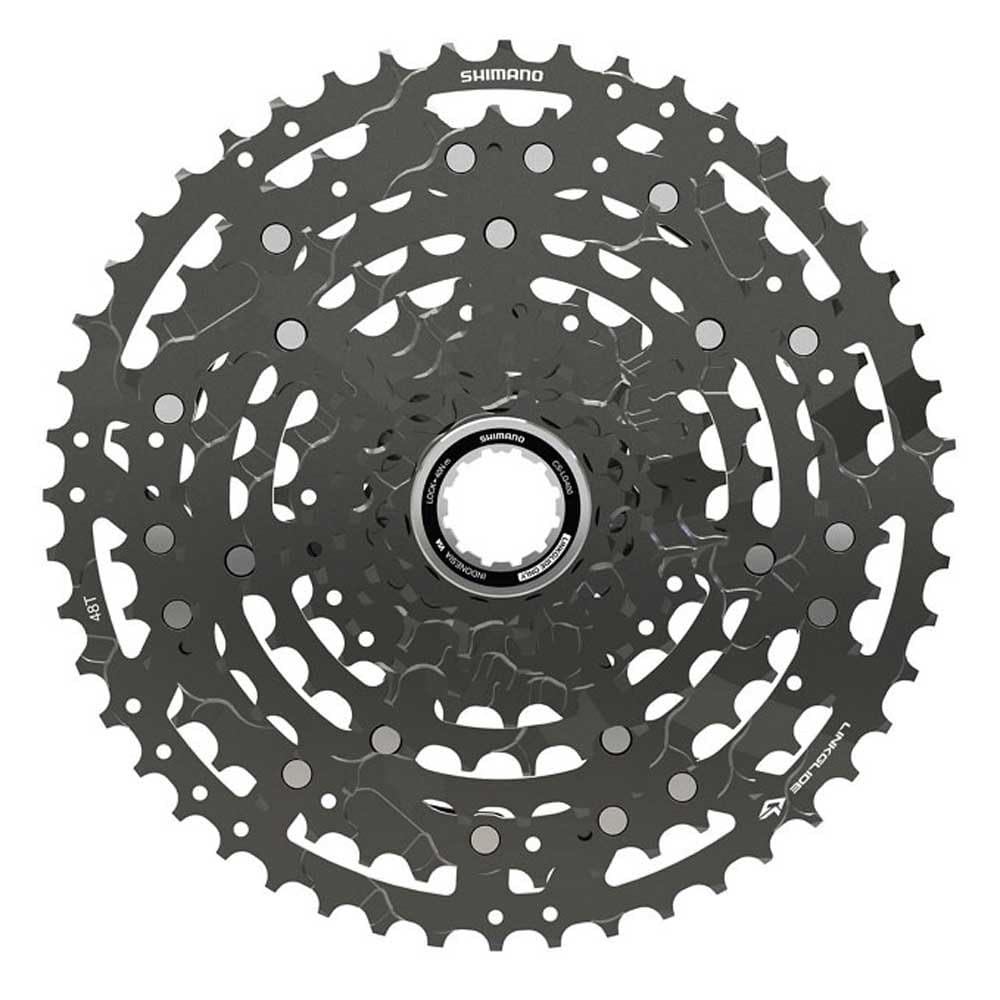 SHIMANO Unisex Cass Cs-lg400 10 Spd 11-48 Bicycle Parts, Black