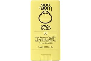 SunBum Kids SPF 50 Clear Sunscreen Face Stick - 0.53 oz