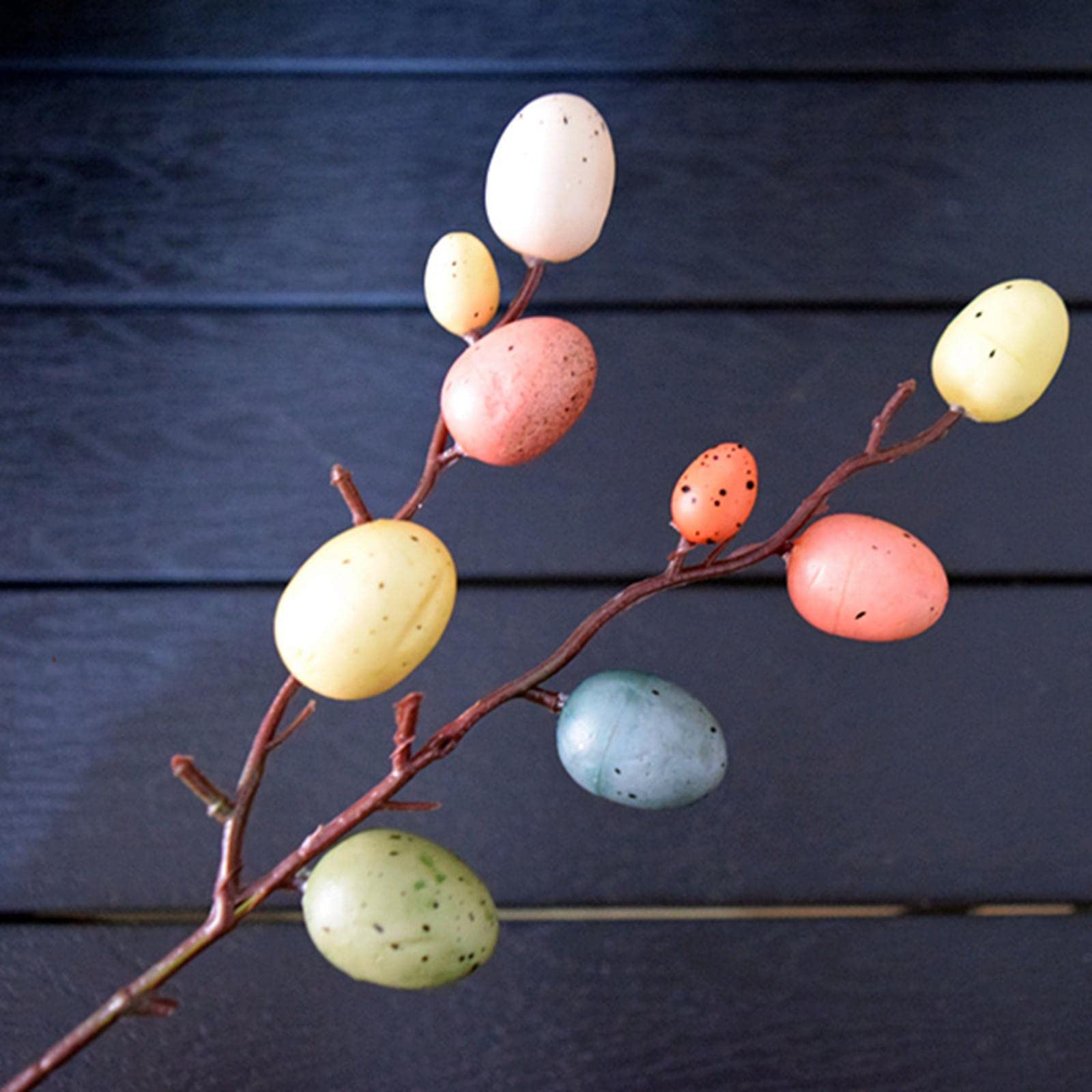 CALANDIS Easter Egg Tree Branch Home Decoration Painting Eggs Spring Party DIY Decor A