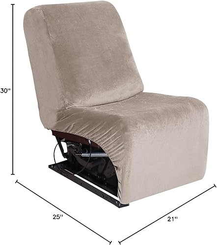 Vista 32 de LiveGo Funda para sofá esquinero, protector de terciopelo elástico para sillón reclinable, funda de sofá para sillón reclinable, juego de sala