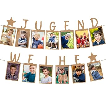 Jugendweihe Banner,Girlande Bunt Jugendweihe Deko B Produktbild-Vorschau 6