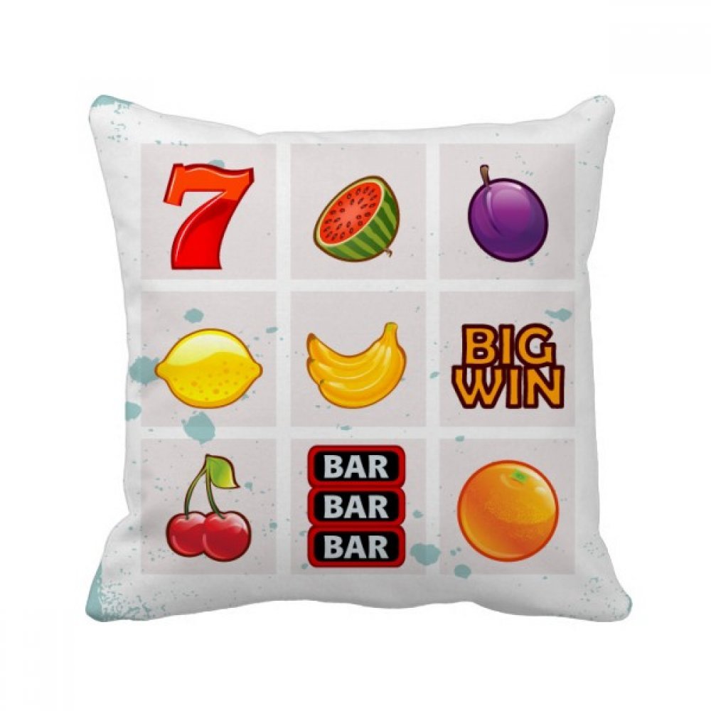 Cadeau coussin dés de casino idée déco originale pour salon 40x40
