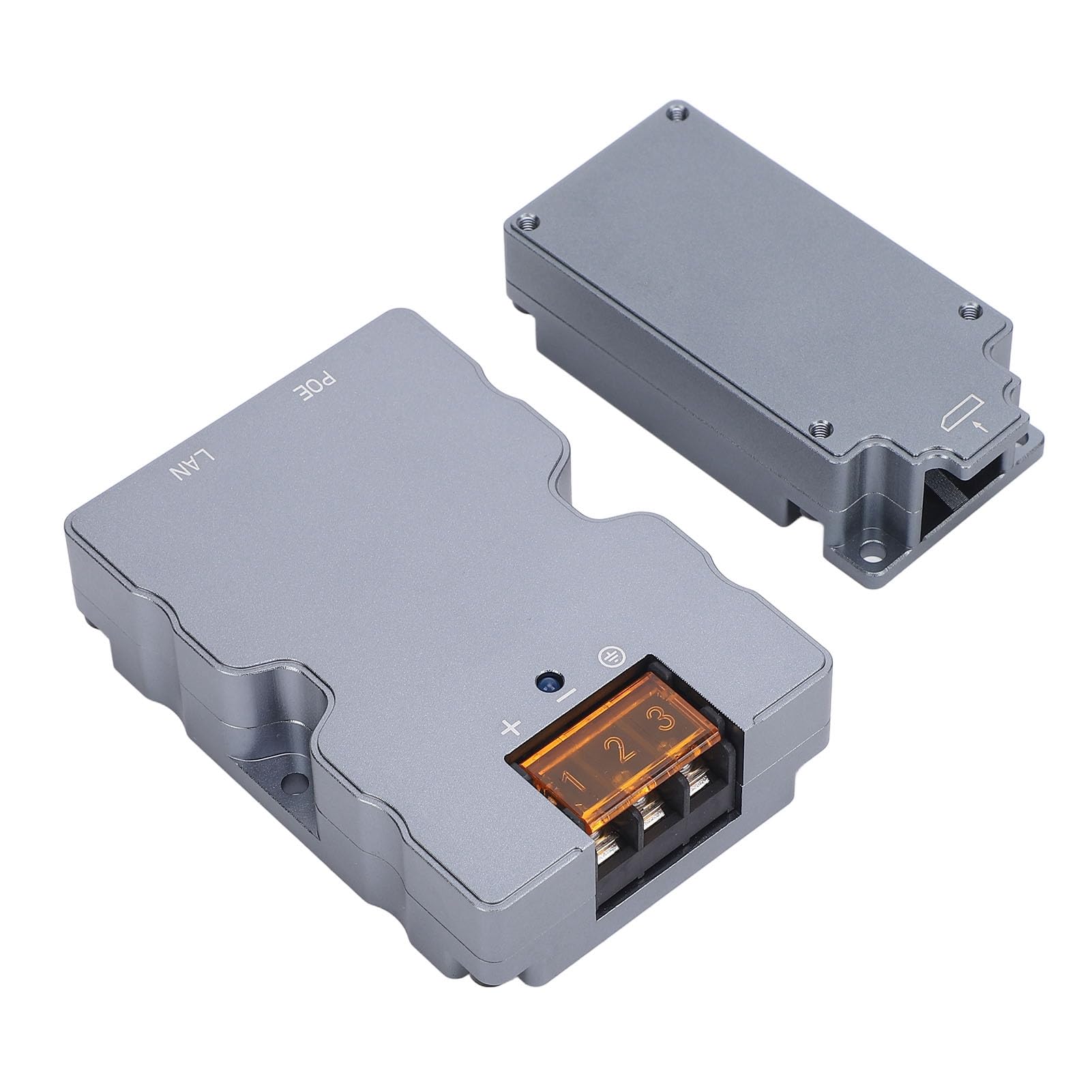 Sxhlseller Ensemble d'injecteur Gigabit Poe, Kit d'adaptateur Ethernet Poe Kit Multifonctionnel Bonne compatibilité Garde Surintensiale Connectivité Haute Vitesse Robuste pour Le Voyage