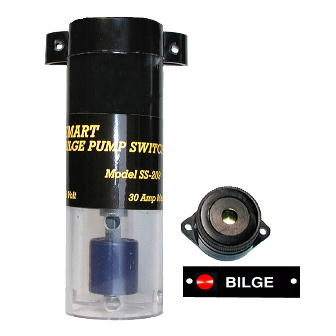 Aqualarm 12V Smart Bilge Pump Switch, SS-209, 20038
