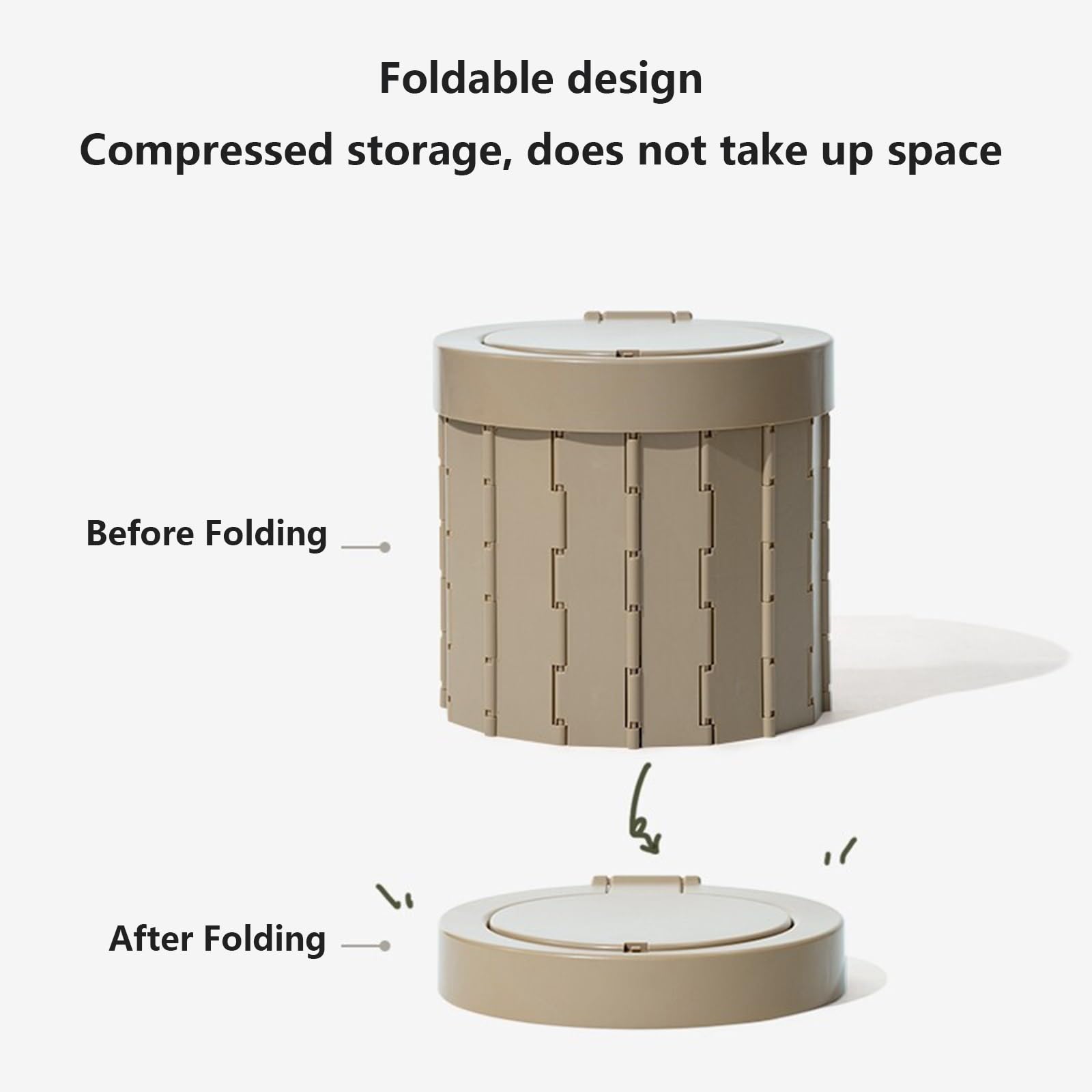 Campingtoilette Faltbar Klappbare Camping Toilette Reisetoilette Wc Mit 1 Rollen Biologisch Abbaubaren Müllbeutel Mobile Trockentrenntoilette Für Outdoor-Angeln Camping Wandern Lange Reisen