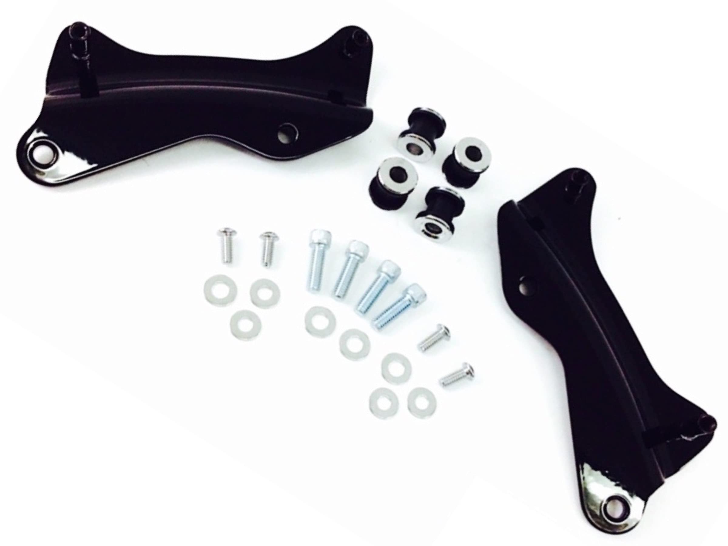 Sissy Bar Sissy Bar Sissy Rimovibile 4 punti Supporto Supporto Hardware Kit per Harley Davidson Touring come Street Glide Road King Ultra CVO anno 2014-2021 a sgancio rapido ref 52300354