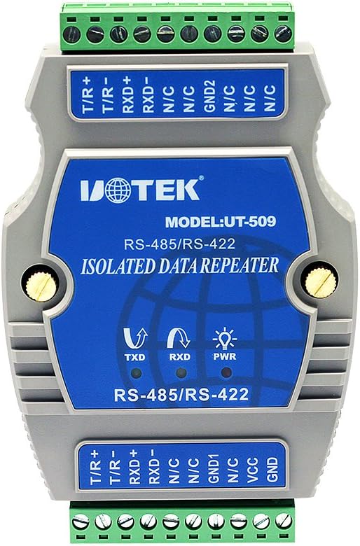UTEK Industrial RS485 RS422 Repeater Converter Optic Isolation 485 422 Isolated UT-509 PhotoElectric