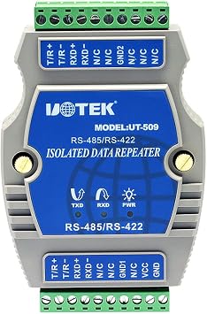 UTEK Industrial RS485 RS422 Repeater Converter Optic Isolation 485 422 Isolated UT-509 PhotoElectric