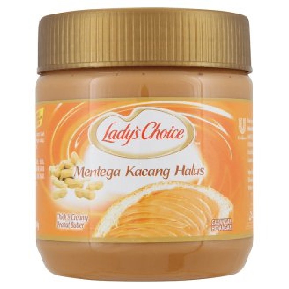 Lady's Choice Peanut Butter (Chocolate Milk Stripes 350g, 6 Cans)